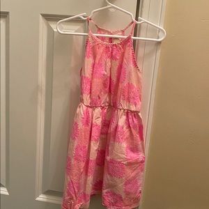 J Crew Girls Pink Floral Dress